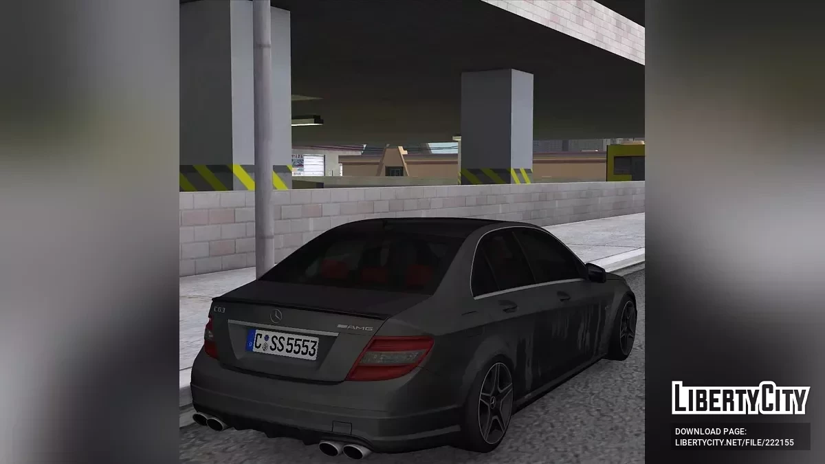 Mercedes C63 AMG W204 Dorest / جي تي إيه سان أندرياس