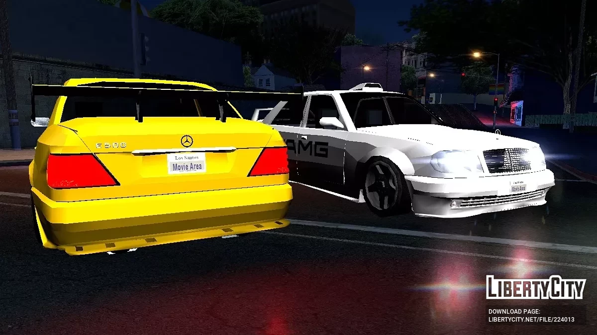 Mercedes-Benz W124 E500 / GTA San Andreas