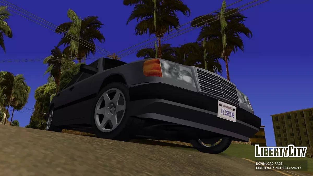Mercedes-Benz W124 Generasi Pertama / GTA San Andreas