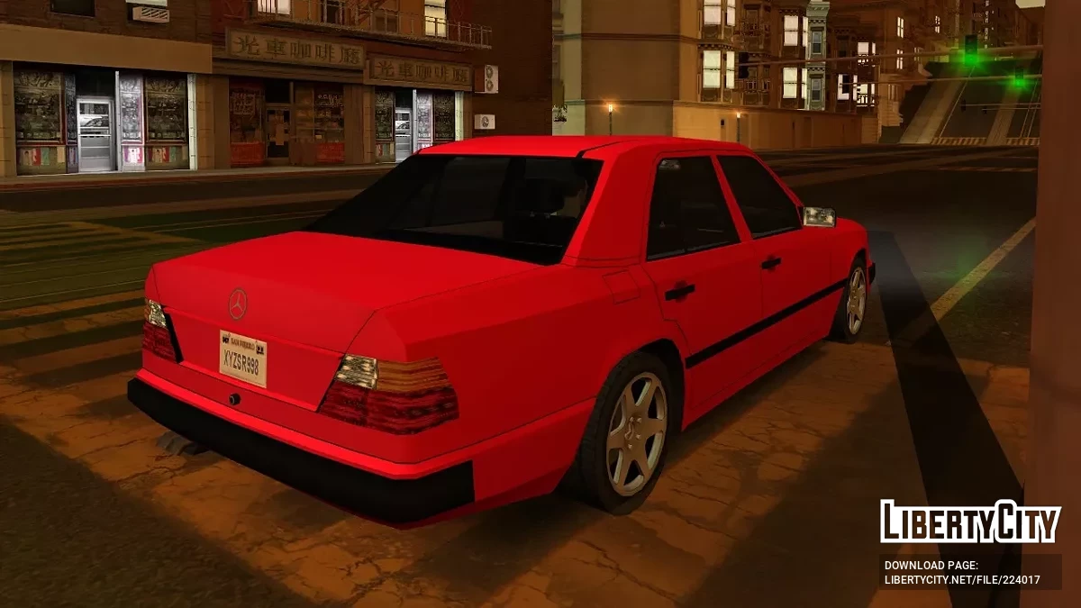 Mercedes-Benz W124 Generasi Pertama / GTA San Andreas