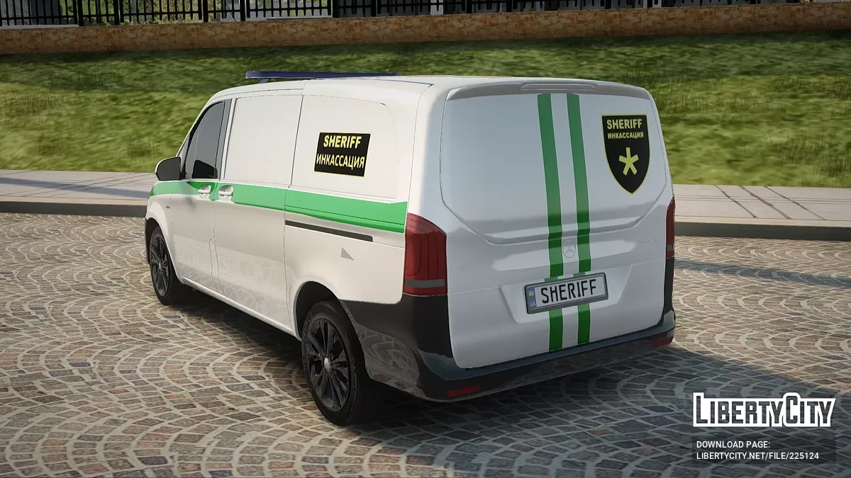 Mercedes-Benz V250 BlueTec Incassation der Sicherheitsfirma «ШЕРИФ» / GTA San Andreas