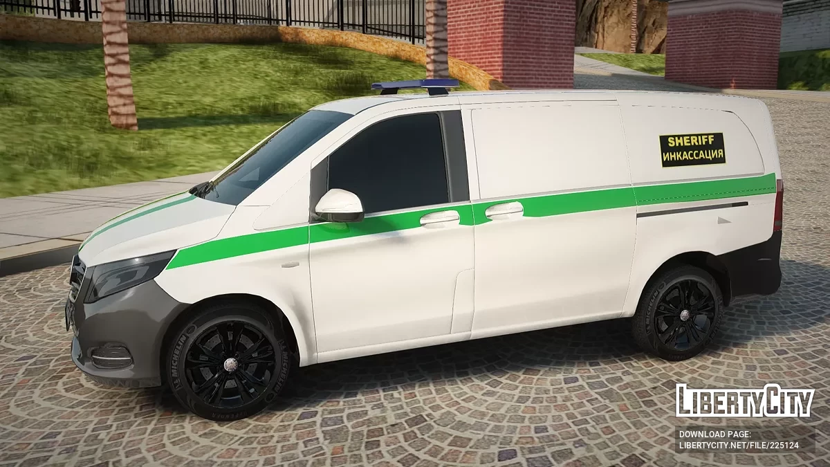 Mercedes-Benz V250 BlueTec Incassation der Sicherheitsfirma «ШЕРИФ» / GTA San Andreas