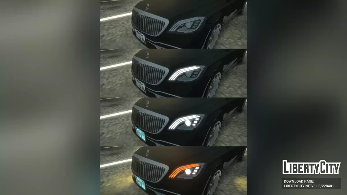 مرسيدس-مايباخ W222 S680 / جي تي إيه سان أندرياس