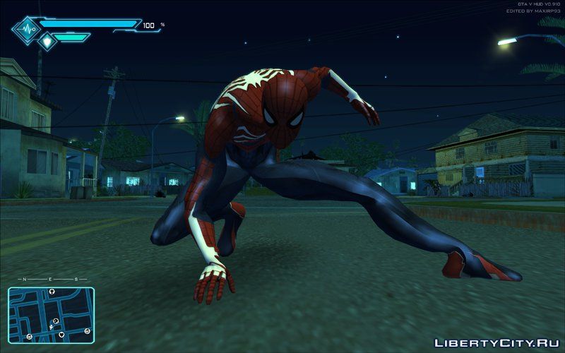Download Spiderman 2018 Styled HUD for GTA San Andreas
