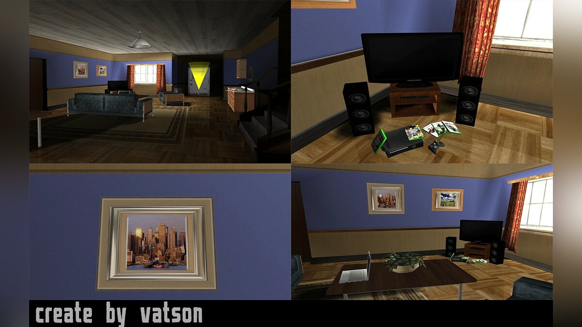 Download PS5 in CJ's house for GTA San Andreas: The Definitive Edition