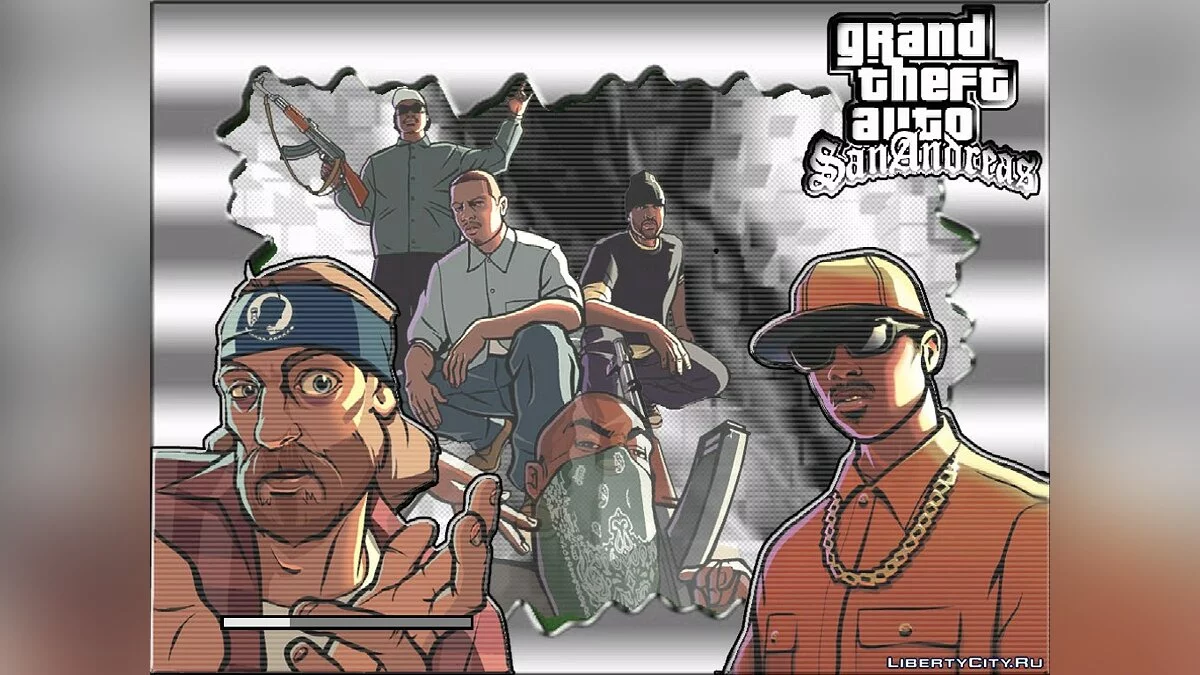 Оновлене меню та екрани завантаження GTA San Andreas / GTA San Andreas