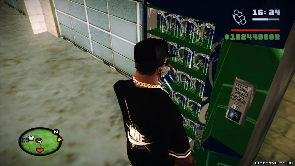 Автомат со \"Спрайтом\" / GTA San Andreas