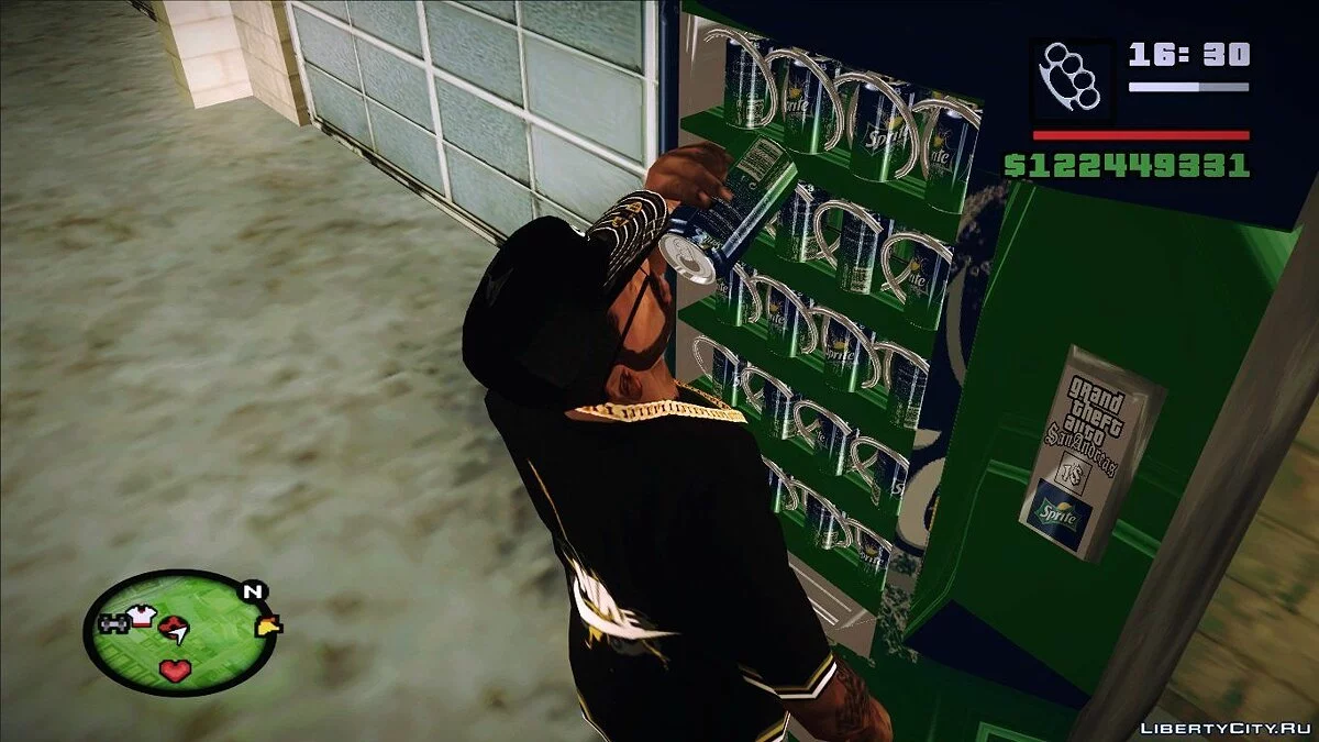Автомат со \"Спрайтом\" / GTA San Andreas