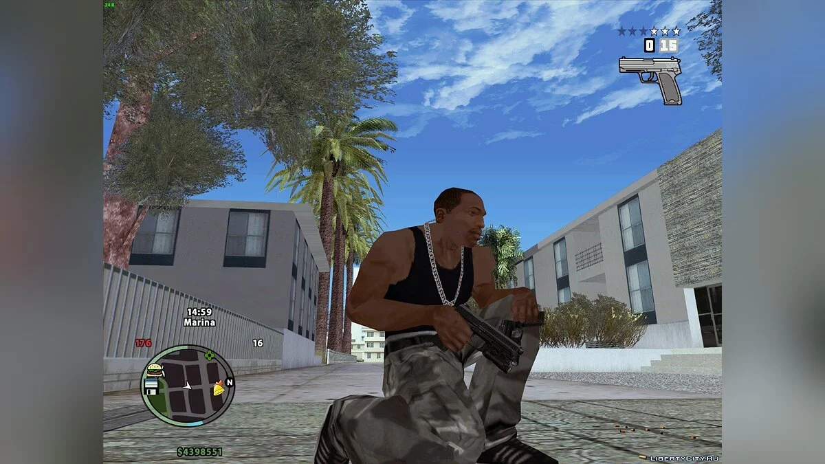 IV2SA HUD 1.0 / GTA San Andreas