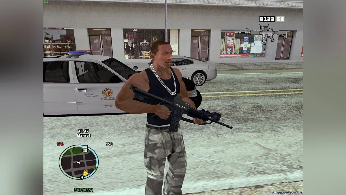 IV2SA HUD 1.0 / GTA San Andreas