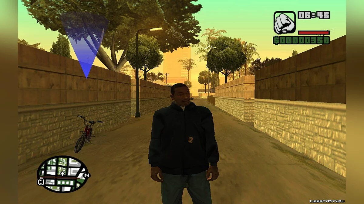 Visage de CJ et vêtements de la version bêta / GTA San Andreas