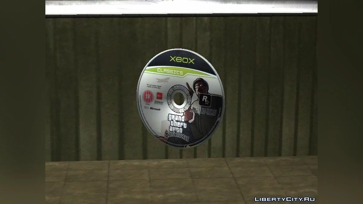 Диск з грою / GTA San Andreas