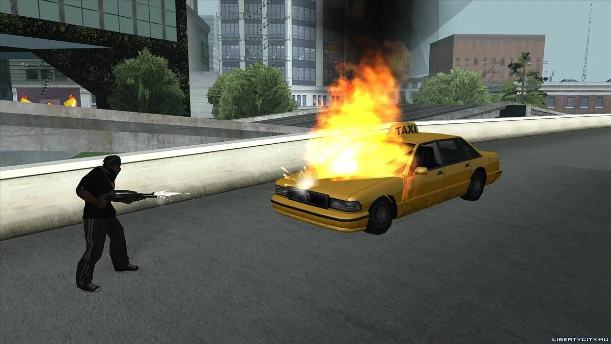 Вражаючий ефект для слабких ПК / GTA San Andreas