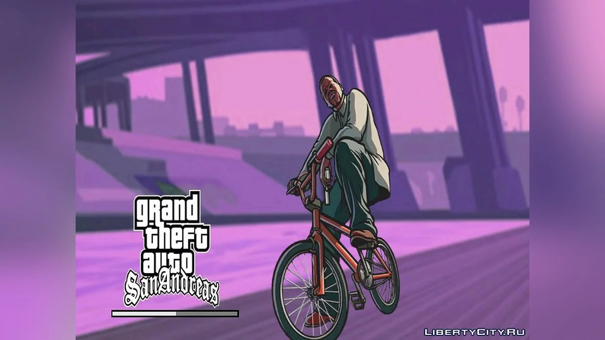 Завантажувальні екрани з фоном з арту GTA V / GTA San Andreas