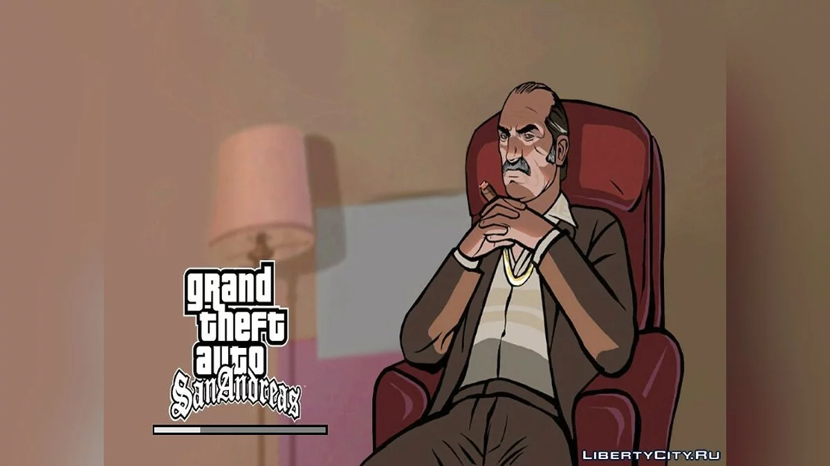 Завантажувальні екрани з фоном з арту GTA V / GTA San Andreas