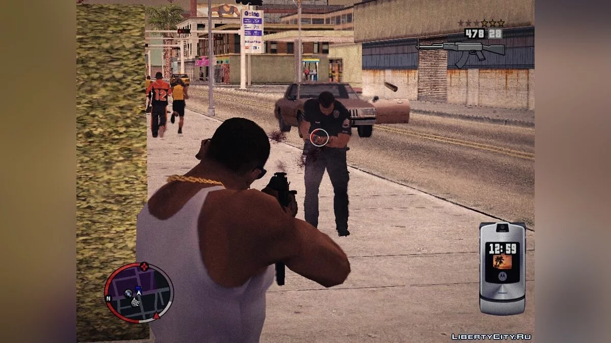 GTA IV HUD від JIO6STEP v1.2 / GTA San Andreas
