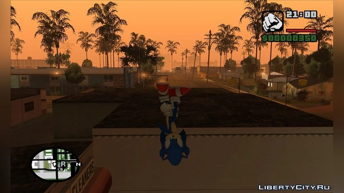 Sonic mod/Соник еж в СА / GTA San Andreas