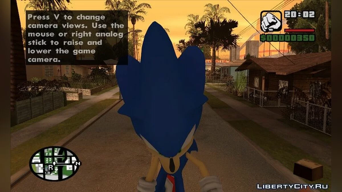 Sonic mod/Соник еж в СА / GTA San Andreas