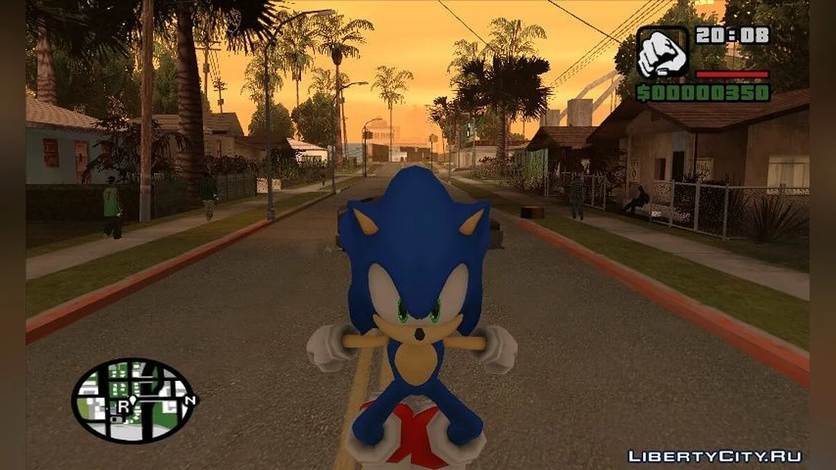 Sonic mod/Соник еж в СА / GTA San Andreas