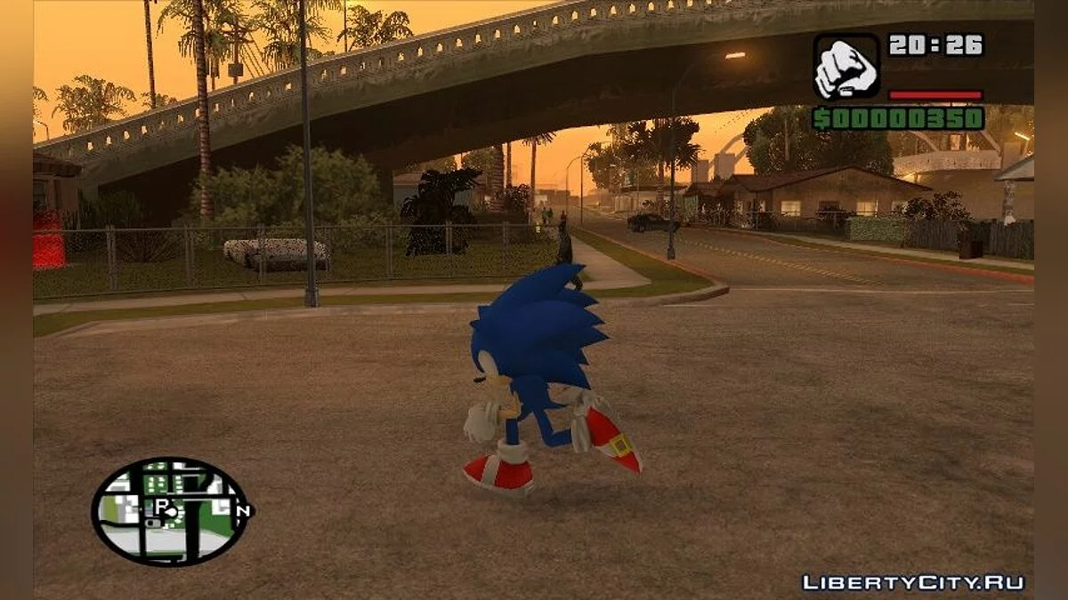 Sonic mod/Соник еж в СА / GTA San Andreas