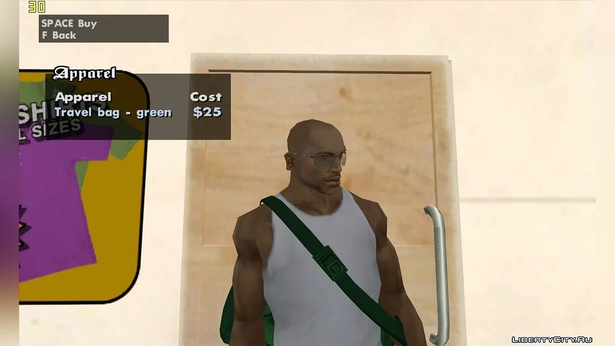 GTA IV Travel Bag for GTA SA / GTA San Andreas