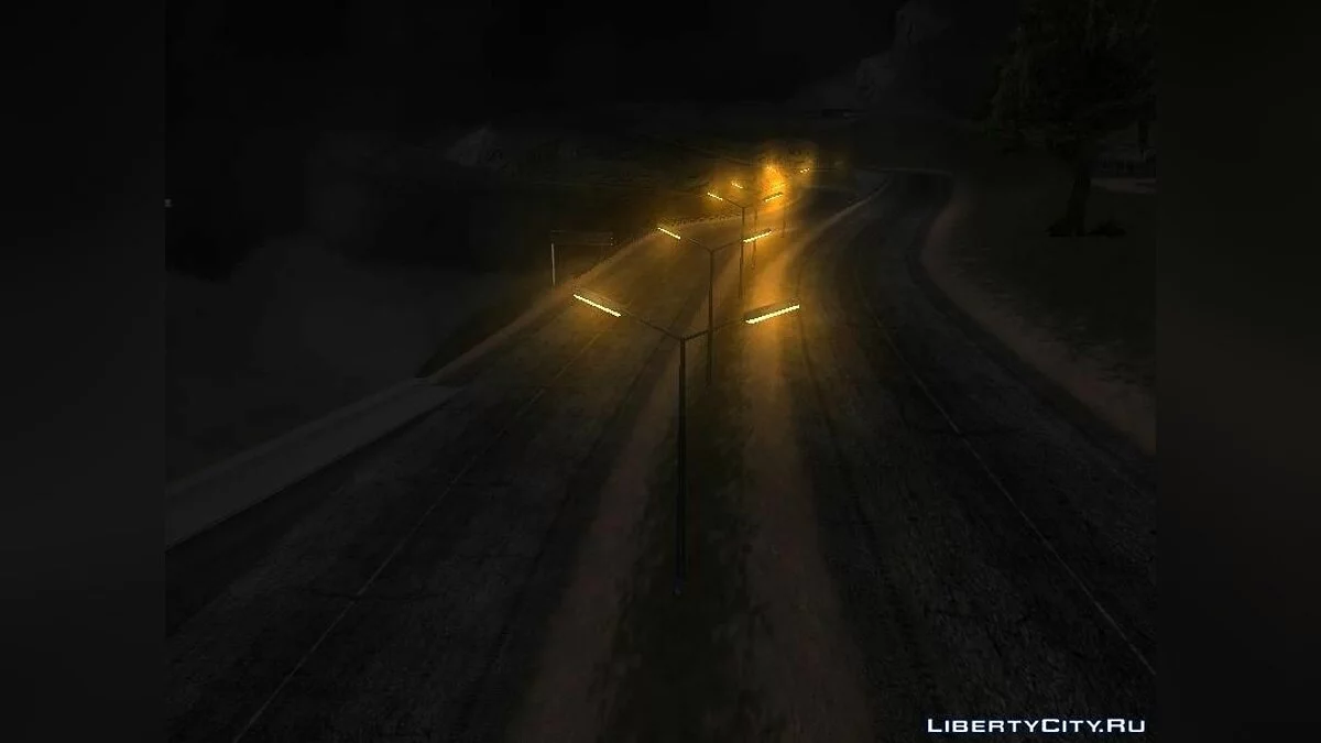 Фонари на дороге / GTA San Andreas