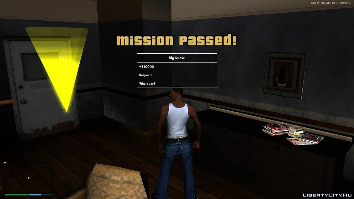 GTA V HUD v0.890 (+Édition SAMP) par DK22Pac / GTA San Andreas