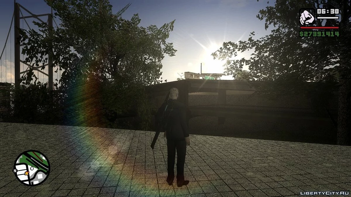 Нові текстури та параметри для IMFX lensflare V2 / GTA San Andreas