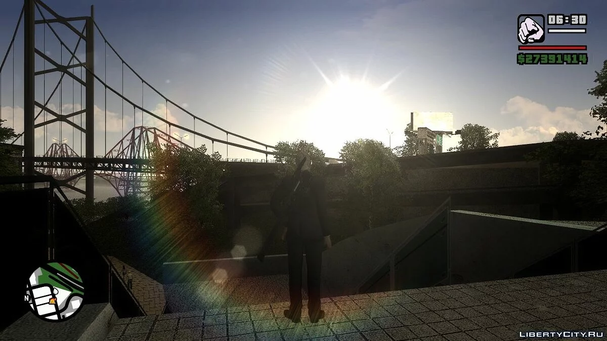 Нові текстури та параметри для IMFX lensflare V2 / GTA San Andreas