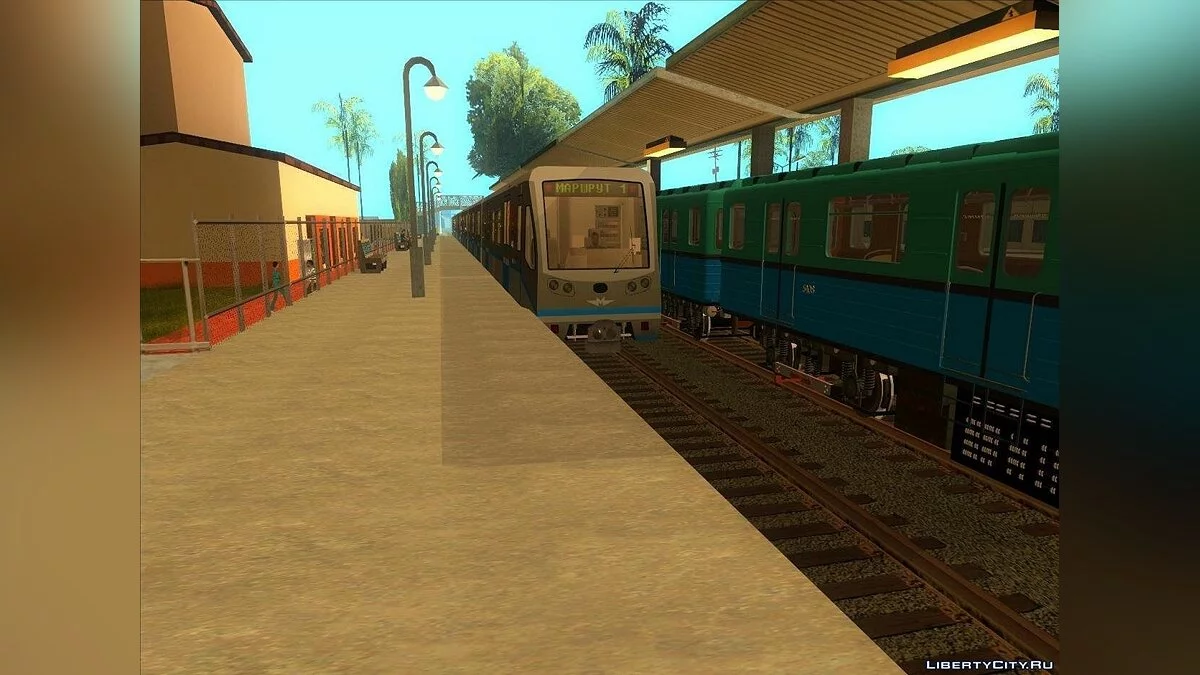 Високі платформи на залізничних станціях / GTA San Andreas