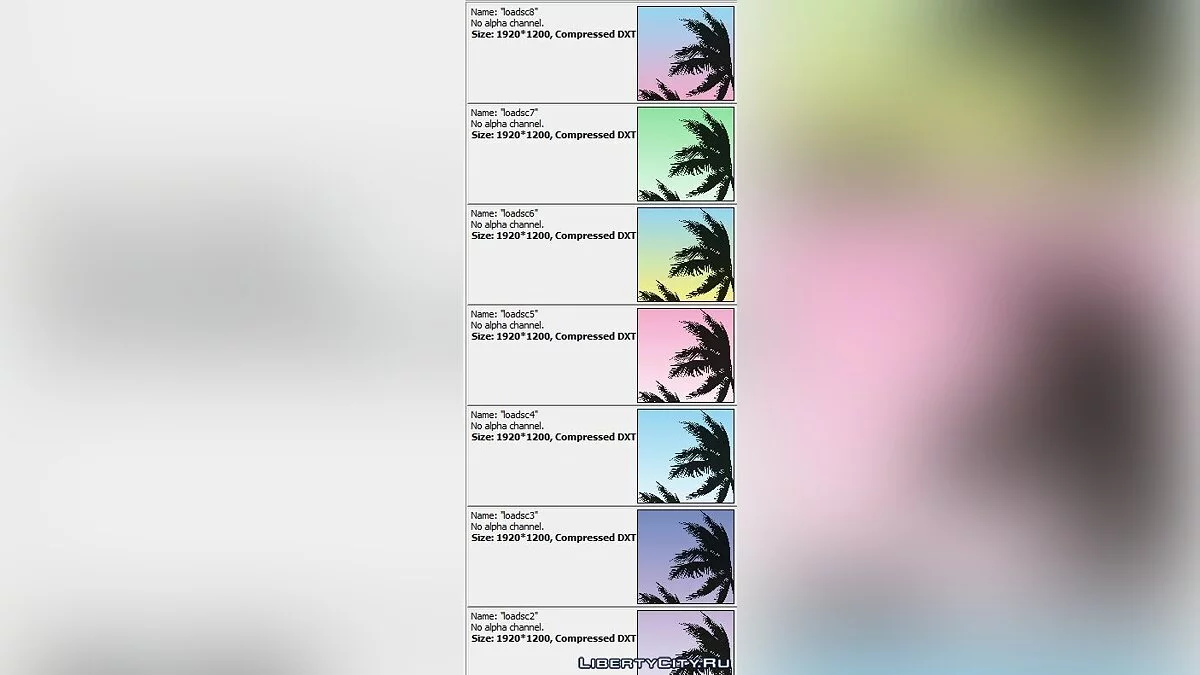 GTA Vice City Style Loadscreen / GTA San Andreas