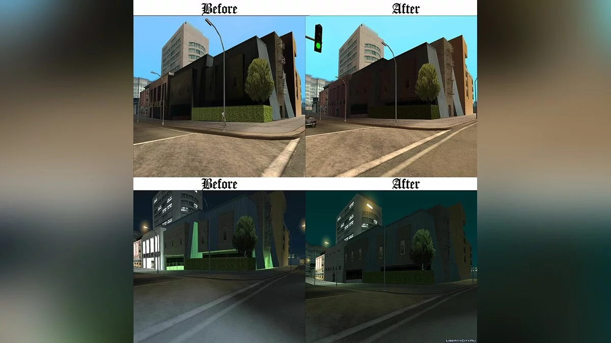 Correcciones de Color de Vértice + Mejoras / GTA San Andreas