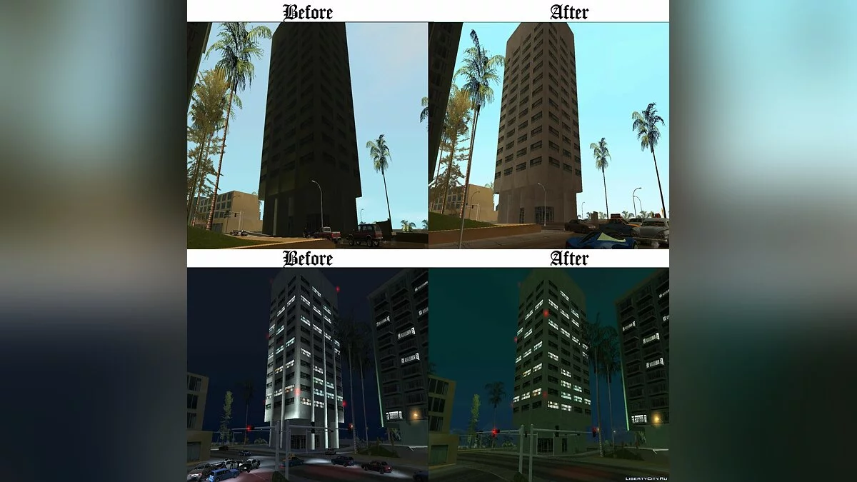 Correcciones de Color de Vértice + Mejoras / GTA San Andreas