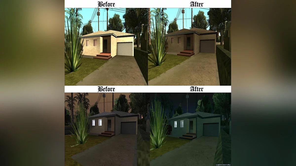 Correcciones de Color de Vértice + Mejoras / GTA San Andreas
