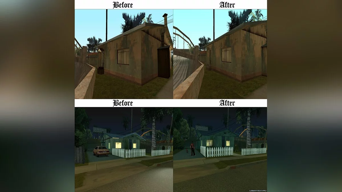 Correcciones de Color de Vértice + Mejoras / GTA San Andreas