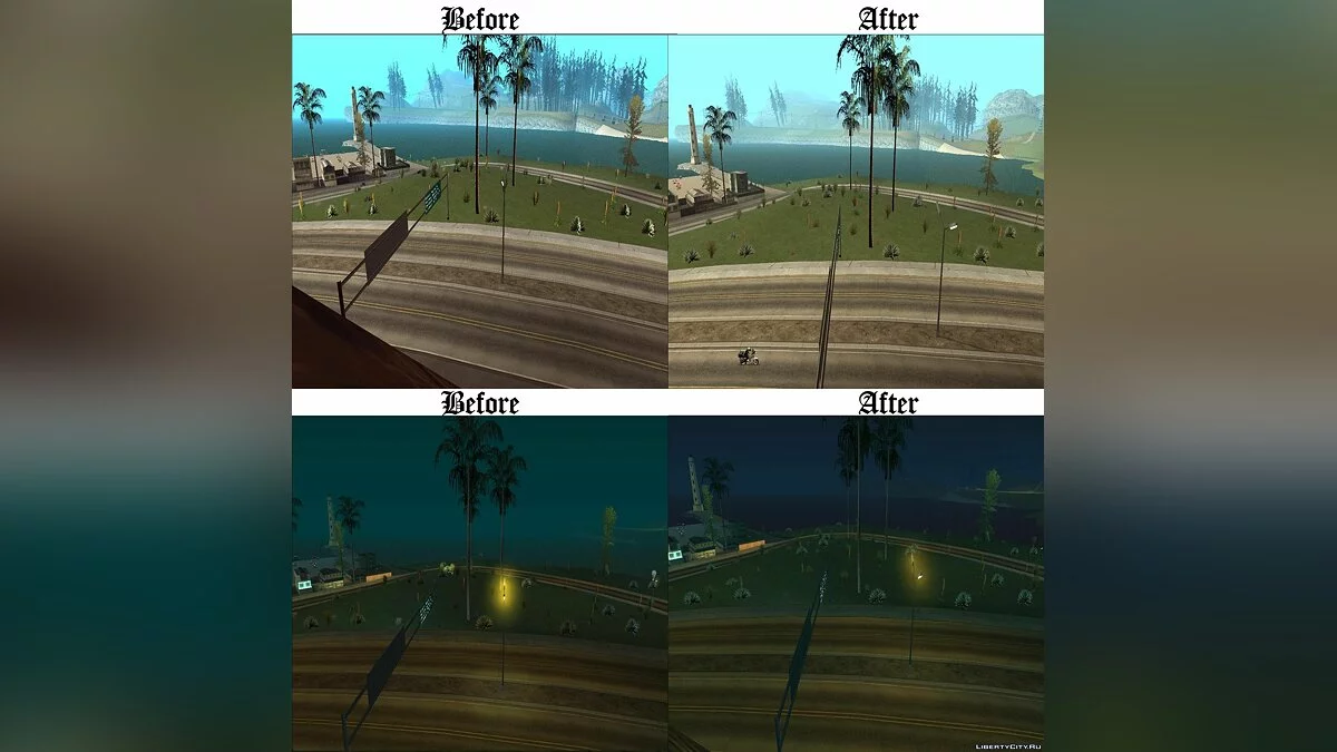 Correcciones de Color de Vértice + Mejoras / GTA San Andreas