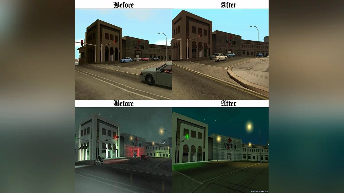 Correcciones de Color de Vértice + Mejoras / GTA San Andreas