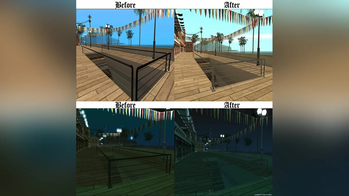 Correcciones de Color de Vértice + Mejoras / GTA San Andreas