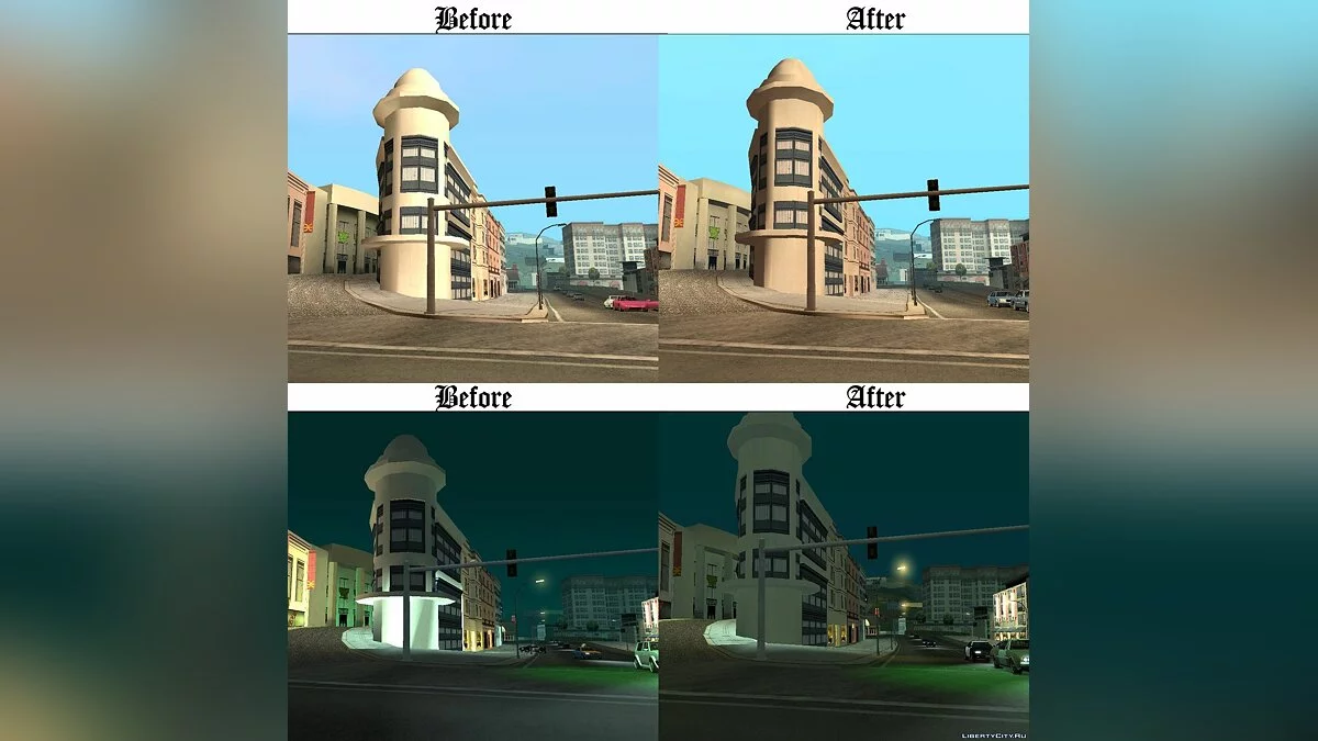 Correcciones de Color de Vértice + Mejoras / GTA San Andreas