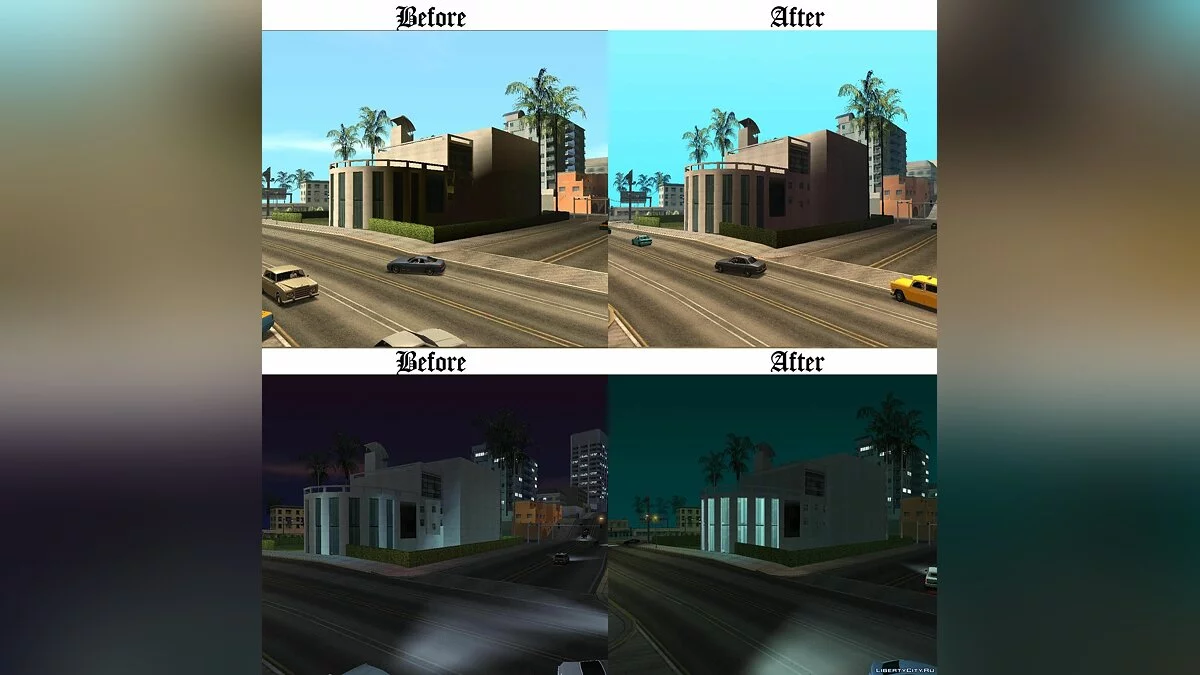 Correcciones de Color de Vértice + Mejoras / GTA San Andreas