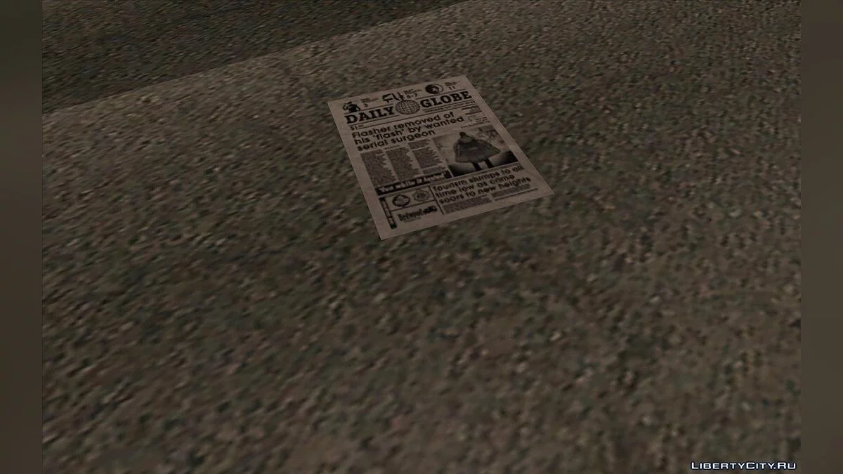 Periódicos en las calles para GTA SA / GTA San Andreas