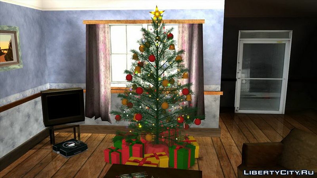 Download New Year (Christmas) trees from GTA V for GTA San Andreas