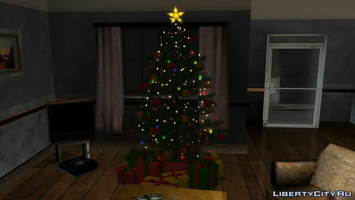 Download New Year (Christmas) trees from GTA V for GTA San Andreas