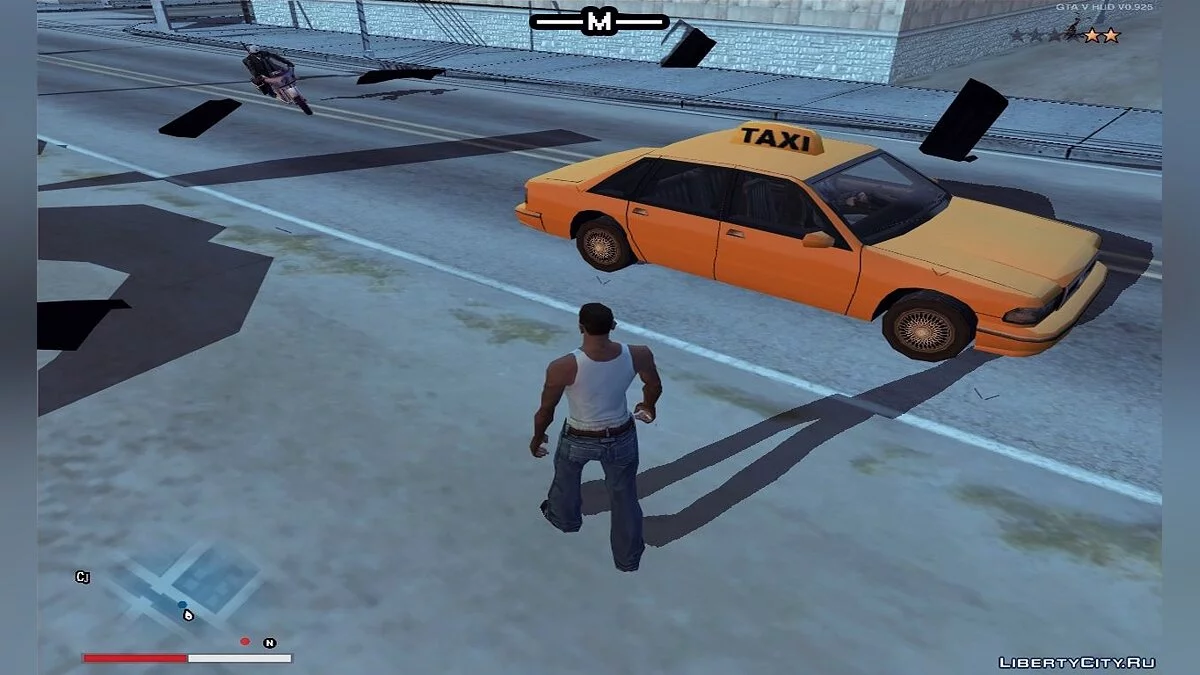 Аддон для GTA V Hud v0.925 від DK22Pac / GTA San Andreas