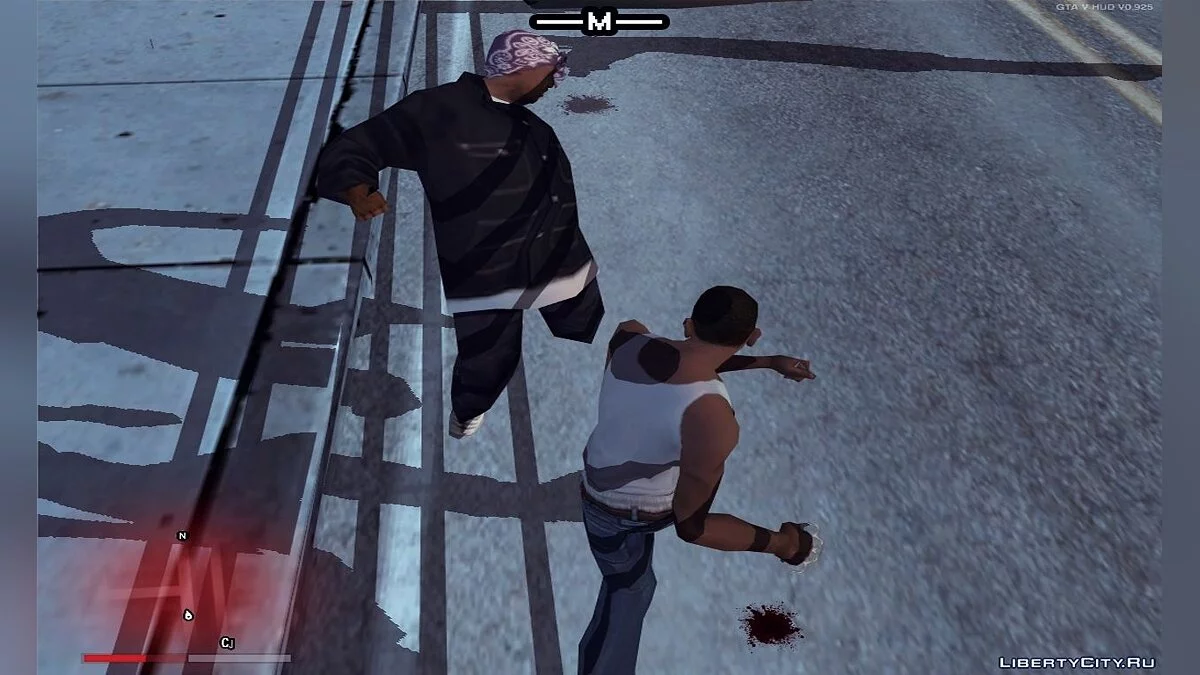 Аддон для GTA V Hud v0.925 від DK22Pac / GTA San Andreas