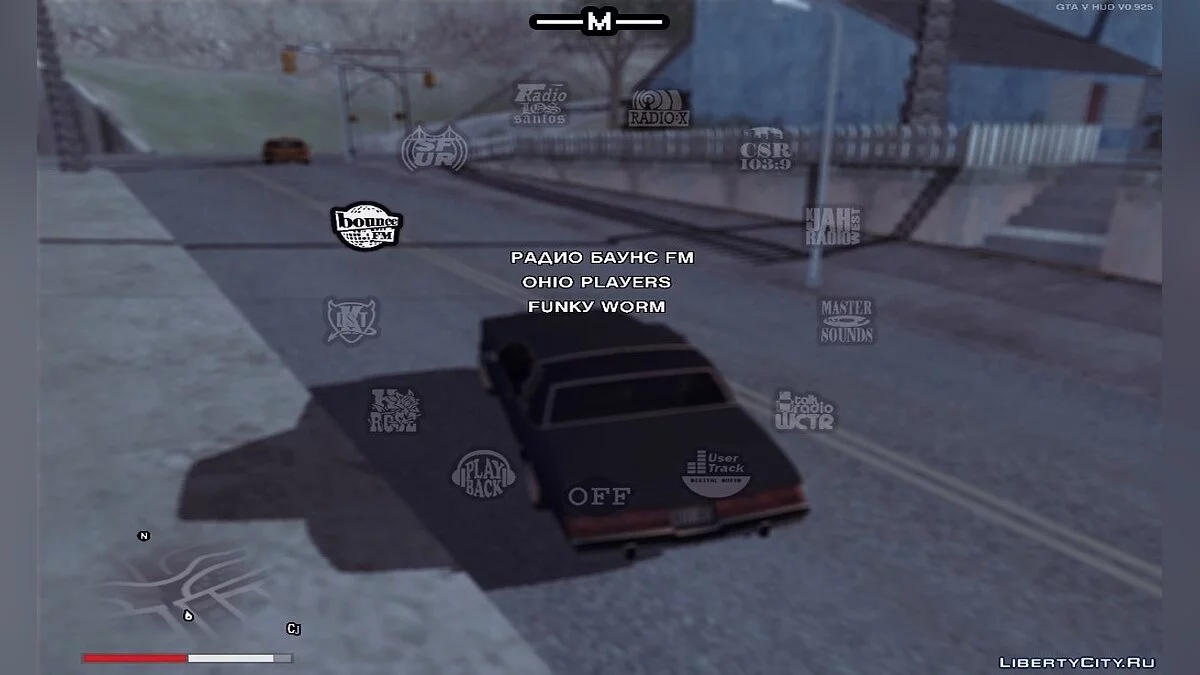 Аддон для GTA V Hud v0.925 від DK22Pac / GTA San Andreas