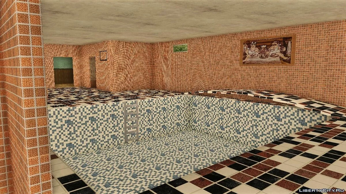 Nouveau bain avec intérieur à Lytkarino dans Criminal Russia / GTA San Andreas