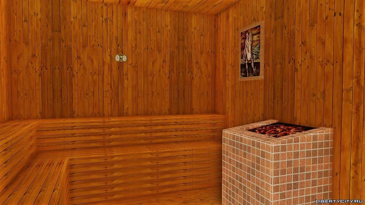 Nouveau bain avec intérieur à Lytkarino dans Criminal Russia / GTA San Andreas