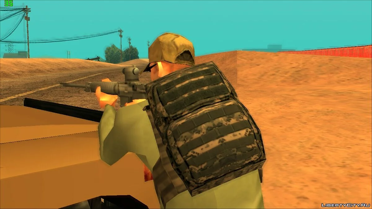 MOLLE Рюкзак > LQ парашют / GTA San Andreas