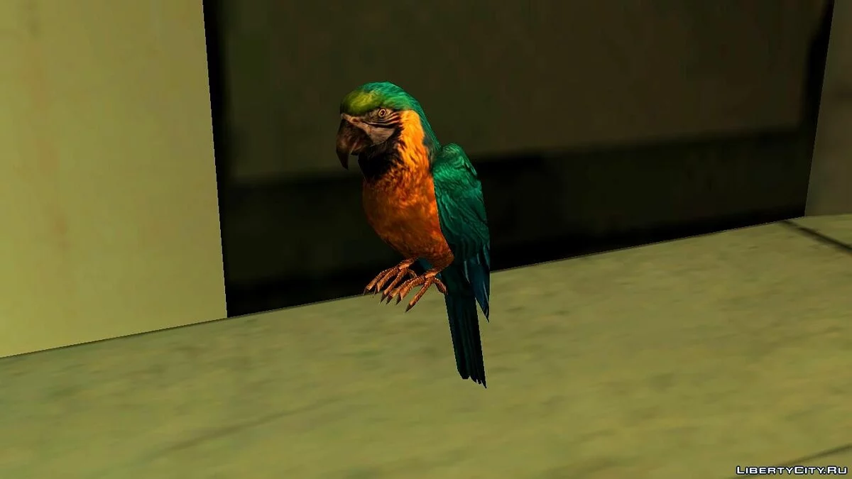 Попугай Ара (HQ модель) / GTA San Andreas